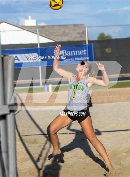 Thumbnail 2 in Canyon de Oro vs. Sunnyslope (AIA 6A Pairs D-I RD2) photogallery.