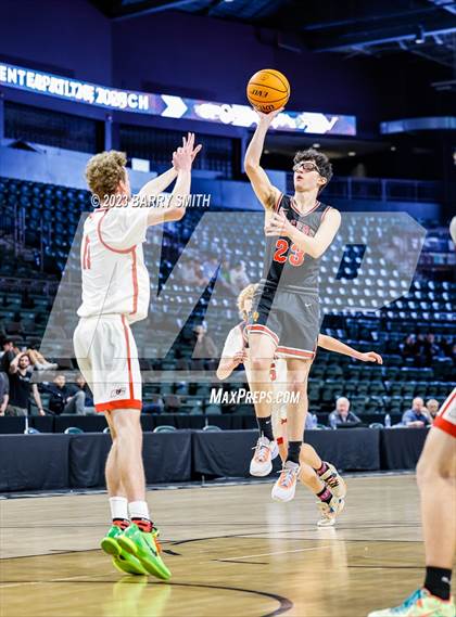Thumbnail 1 in Denver Jewish Day vs. Belleview Christian (CHSAA 1A Championship) photogallery.
