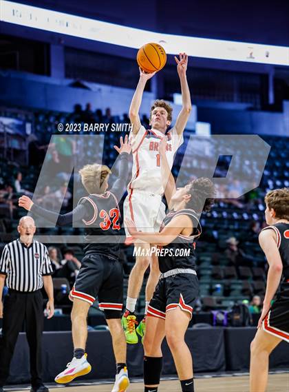 Thumbnail 3 in Denver Jewish Day vs. Belleview Christian (CHSAA 1A Championship) photogallery.