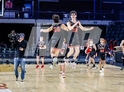 Thumbnail 3 in Denver Jewish Day vs. Belleview Christian (CHSAA 1A Championship) photogallery.