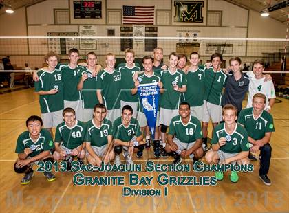 Thumbnail 3 in Granite Bay vs Nevada Union (CIF SJS D1 Final) photogallery.