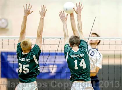 Thumbnail 3 in Granite Bay vs Nevada Union (CIF SJS D1 Final) photogallery.
