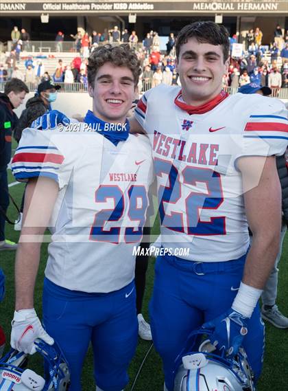 Thumbnail 3 in Westlake vs Galena Park North Shore (UIL 6A D1 Semifinal Playoff) photogallery.