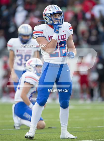Thumbnail 2 in Westlake vs Galena Park North Shore (UIL 6A D1 Semifinal Playoff) photogallery.