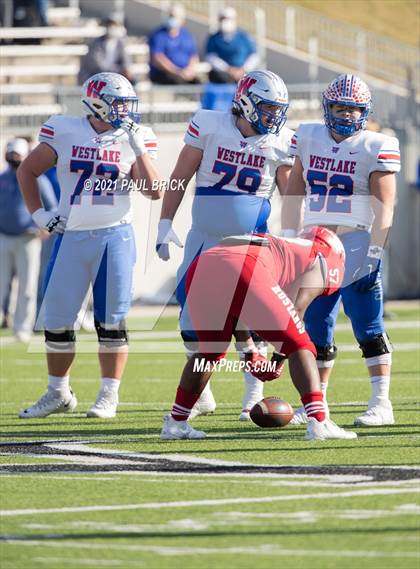 Thumbnail 3 in Westlake vs Galena Park North Shore (UIL 6A D1 Semifinal Playoff) photogallery.