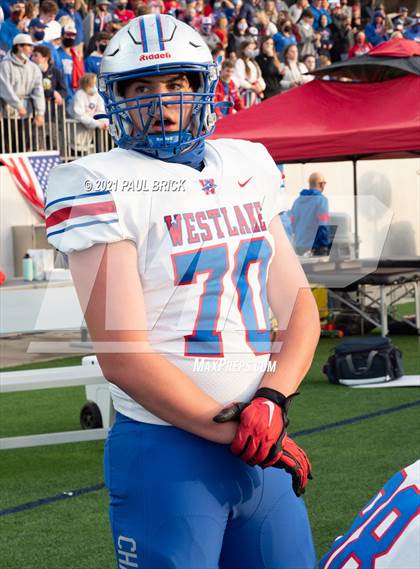 Thumbnail 2 in Westlake vs Galena Park North Shore (UIL 6A D1 Semifinal Playoff) photogallery.