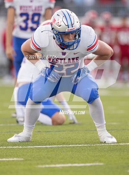 Thumbnail 3 in Westlake vs Galena Park North Shore (UIL 6A D1 Semifinal Playoff) photogallery.