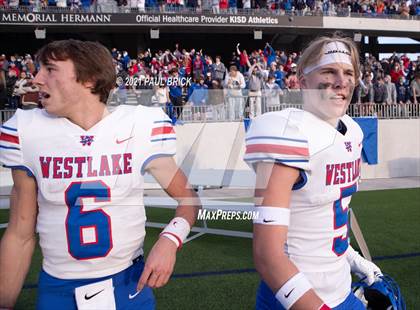 Thumbnail 3 in Westlake vs Galena Park North Shore (UIL 6A D1 Semifinal Playoff) photogallery.