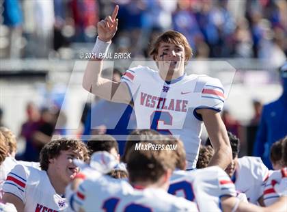 Thumbnail 1 in Westlake vs Galena Park North Shore (UIL 6A D1 Semifinal Playoff) photogallery.