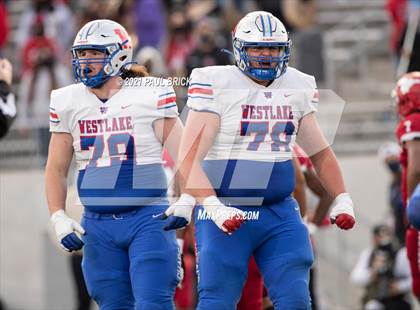 Thumbnail 3 in Westlake vs Galena Park North Shore (UIL 6A D1 Semifinal Playoff) photogallery.