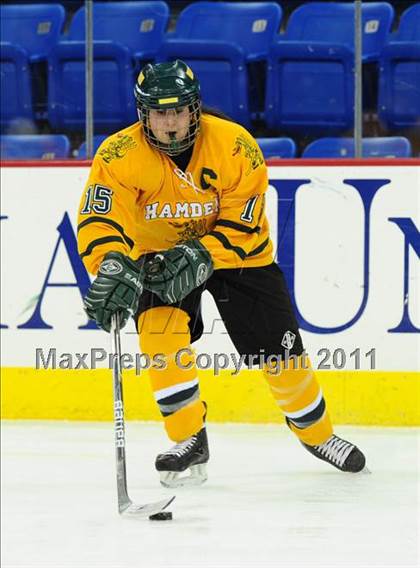Thumbnail 3 in North Haven/Amity vs. Hamden (at Quinnipiac University) photogallery.