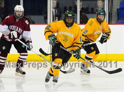 Thumbnail 3 in North Haven/Amity vs. Hamden (at Quinnipiac University) photogallery.