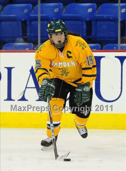 Thumbnail 1 in North Haven/Amity vs. Hamden (at Quinnipiac University) photogallery.
