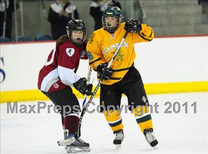 Thumbnail 2 in North Haven/Amity vs. Hamden (at Quinnipiac University) photogallery.