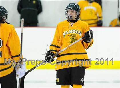 Thumbnail 2 in North Haven/Amity vs. Hamden (at Quinnipiac University) photogallery.