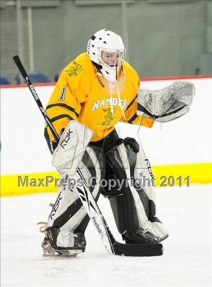 Thumbnail 1 in North Haven/Amity vs. Hamden (at Quinnipiac University) photogallery.