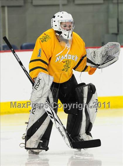 Thumbnail 1 in North Haven/Amity vs. Hamden (at Quinnipiac University) photogallery.