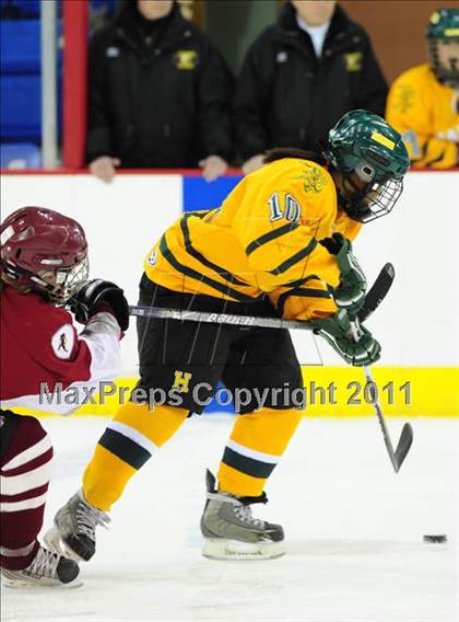 Thumbnail 1 in North Haven/Amity vs. Hamden (at Quinnipiac University) photogallery.
