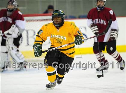 Thumbnail 1 in North Haven/Amity vs. Hamden (at Quinnipiac University) photogallery.