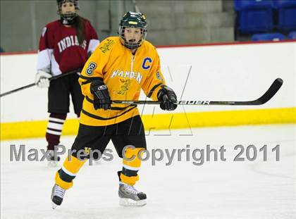 Thumbnail 3 in North Haven/Amity vs. Hamden (at Quinnipiac University) photogallery.