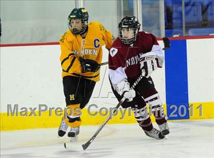 Thumbnail 2 in North Haven/Amity vs. Hamden (at Quinnipiac University) photogallery.