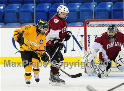 Thumbnail 2 in North Haven/Amity vs. Hamden (at Quinnipiac University) photogallery.