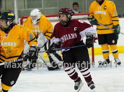 Thumbnail 3 in North Haven/Amity vs. Hamden (at Quinnipiac University) photogallery.