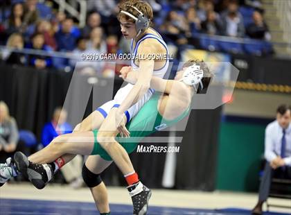 Thumbnail 2 in NCHSAA State 4A Wrestling Championships (Finals) photogallery.