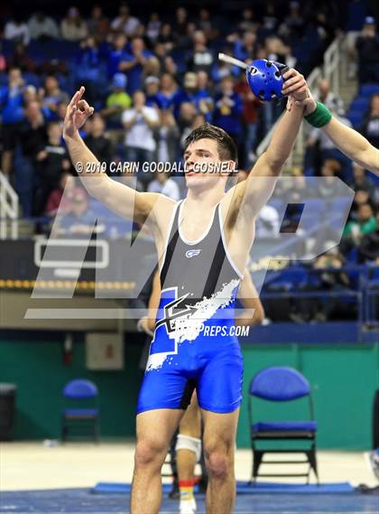 Thumbnail 2 in NCHSAA State 4A Wrestling Championships (Finals) photogallery.