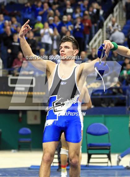 Thumbnail 1 in NCHSAA State 4A Wrestling Championships (Finals) photogallery.