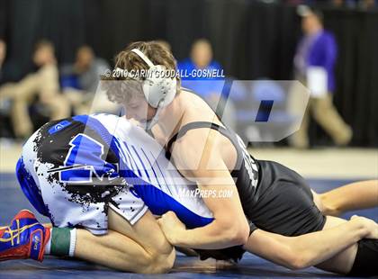 Thumbnail 1 in NCHSAA State 4A Wrestling Championships (Finals) photogallery.