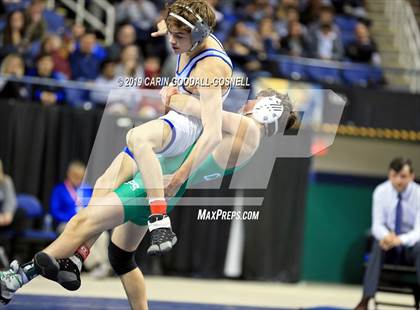 Thumbnail 1 in NCHSAA State 4A Wrestling Championships (Finals) photogallery.