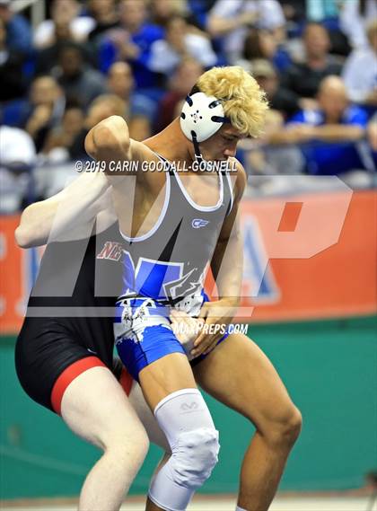 Thumbnail 3 in NCHSAA State 4A Wrestling Championships (Finals) photogallery.