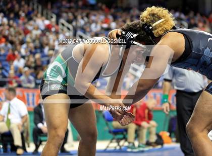 Thumbnail 3 in NCHSAA State 4A Wrestling Championships (Finals) photogallery.