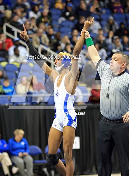 Thumbnail 2 in NCHSAA State 4A Wrestling Championships (Finals) photogallery.