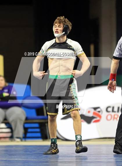Thumbnail 2 in NCHSAA State 4A Wrestling Championships (Finals) photogallery.