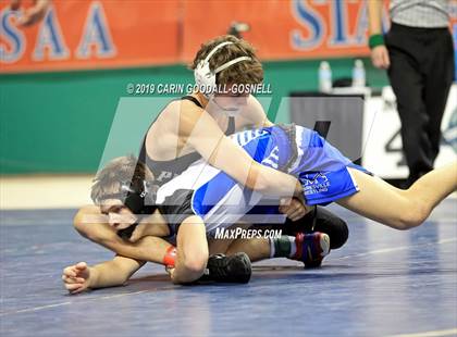 Thumbnail 2 in NCHSAA State 4A Wrestling Championships (Finals) photogallery.