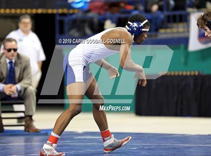 Thumbnail 1 in NCHSAA State 4A Wrestling Championships (Finals) photogallery.