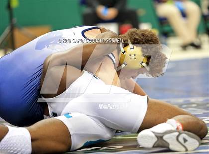 Thumbnail 3 in NCHSAA State 4A Wrestling Championships (Finals) photogallery.