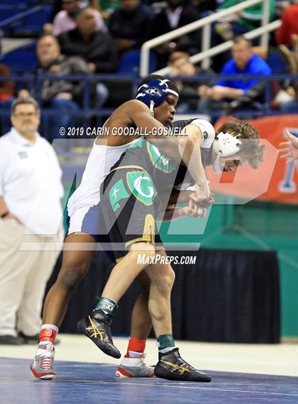 Thumbnail 1 in NCHSAA State 4A Wrestling Championships (Finals) photogallery.