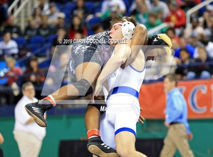 Thumbnail 1 in NCHSAA State 4A Wrestling Championships (Finals) photogallery.