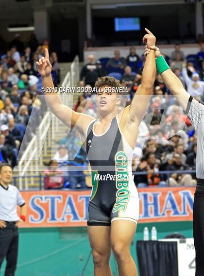 Thumbnail 2 in NCHSAA State 4A Wrestling Championships (Finals) photogallery.
