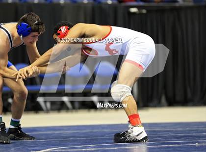 Thumbnail 2 in NCHSAA State 4A Wrestling Championships (Finals) photogallery.