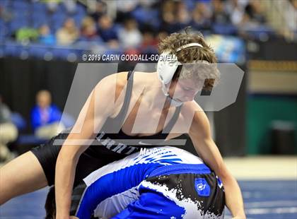 Thumbnail 2 in NCHSAA State 4A Wrestling Championships (Finals) photogallery.
