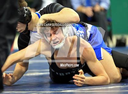 Thumbnail 1 in NCHSAA State 4A Wrestling Championships (Finals) photogallery.