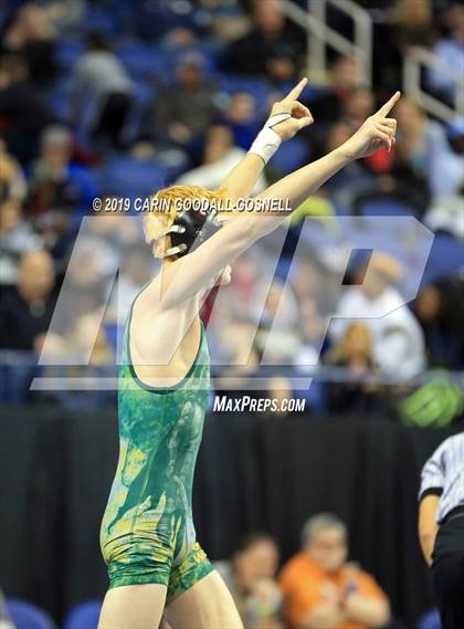 Thumbnail 1 in NCHSAA State 4A Wrestling Championships (Finals) photogallery.