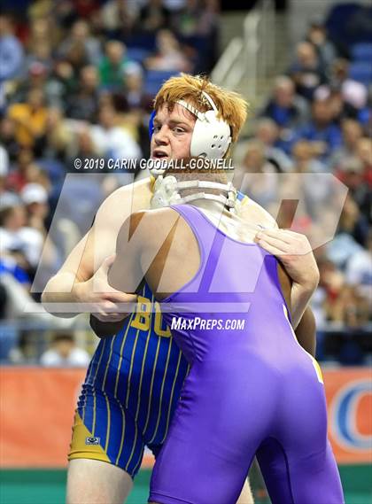 Thumbnail 1 in NCHSAA State 4A Wrestling Championships (Finals) photogallery.