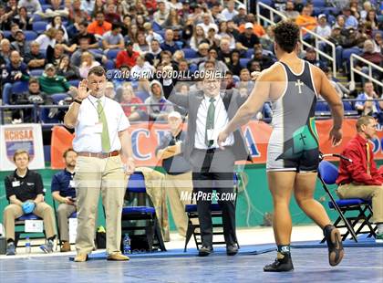 Thumbnail 1 in NCHSAA State 4A Wrestling Championships (Finals) photogallery.