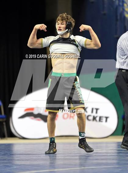 Thumbnail 3 in NCHSAA State 4A Wrestling Championships (Finals) photogallery.