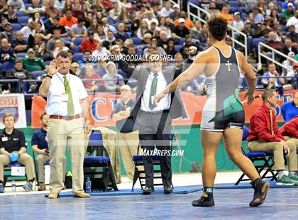 Thumbnail 3 in NCHSAA State 4A Wrestling Championships (Finals) photogallery.